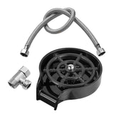 Maxbell rinser Spraying Holes Bottle Washer Automatic Stainless Steel Black with hose