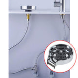 Maxbell rinser Spraying Holes Bottle Washer Automatic Stainless Steel Argent