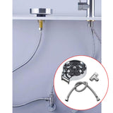 Maxbell rinser Spraying Holes Bottle Washer Automatic Stainless Steel Argent with hose