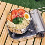 Maxbell Portable Camping Pot Multifunctional Pot Kettle for Hiking Picnic Outdoor