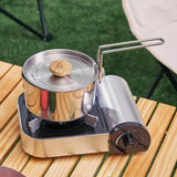 Maxbell Portable Camping Pot Multifunctional Pot Kettle for Hiking Picnic Outdoor