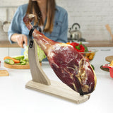 Maxbell Wooden Ham Holder with Non Slip Pads for Italian Prosciutto Home Barbecue
