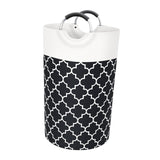 Maxbell Laundry Organizer Bag Storage Clothes Basket for Bedroom Bathroom Black