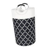 Maxbell Laundry Organizer Bag Storage Clothes Basket for Bedroom Bathroom Black