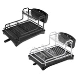 Maxbell Dish Drying Rack Kitchen Accessories Dish Drainer for Countertop Kitchen Black