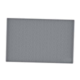 Maxbell Silicone Sink Mat Rolling Flexible Easy to Clean for Cabinet Bathroom Gray