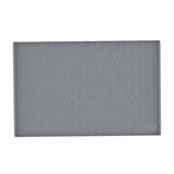 Maxbell Silicone Sink Mat Rolling Flexible Easy to Clean for Cabinet Bathroom Gray