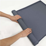 Maxbell Silicone Sink Mat Rolling Flexible Easy to Clean for Cabinet Bathroom Dark Gray