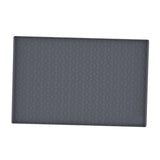 Maxbell Silicone Sink Mat Rolling Flexible Easy to Clean for Cabinet Bathroom Dark Gray