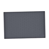 Maxbell Silicone Sink Mat Rolling Flexible Easy to Clean for Cabinet Bathroom Dark Gray