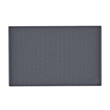 Maxbell Silicone Sink Mat Rolling Flexible Easy to Clean for Cabinet Bathroom Dark Gray