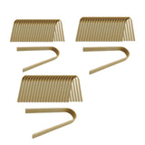 Maxbell 20 Packs Bamboo Toaster Tongs Heat Resistant Pet Feeding Tongs for Bread 15cm