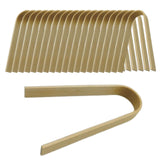 Maxbell 20 Packs Bamboo Toaster Tongs Heat Resistant Pet Feeding Tongs for Bread 10cm