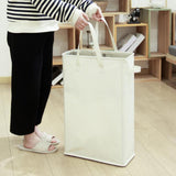 Maxbell Collapsible Laundry Basket Large Storage Bin Organizer for Dorm Bedroom Beige