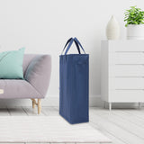 Maxbell Collapsible Laundry Basket Large Storage Bin Organizer for Dorm Bedroom Dark blue