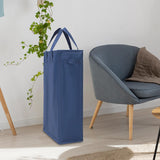 Maxbell Collapsible Laundry Basket Large Storage Bin Organizer for Dorm Bedroom Dark blue