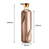 Maxbell Pump Soap Dispenser Body Wash Dispenser Reusable for Countertop Hotel 500ml Aureate