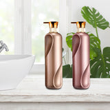 Maxbell Pump Soap Dispenser Body Wash Dispenser Reusable for Countertop Hotel 500ml Aureate