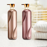 Maxbell Pump Soap Dispenser Body Wash Dispenser Reusable for Countertop Hotel 500ml Aureate