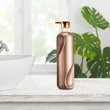 Maxbell Pump Soap Dispenser Body Wash Dispenser Reusable for Countertop Hotel 500ml Aureate