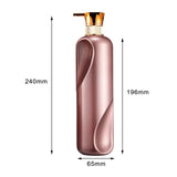 Maxbell Pump Soap Dispenser Body Wash Dispenser Reusable for Countertop Hotel 500ml Pink