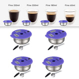 Maxbell coffee Filter Cup Replaces Rustproof Refillable for Bar Cafe Office 60ml
