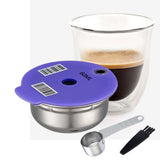 Maxbell coffee Filter Cup Replaces Rustproof Refillable for Bar Cafe Office 60ml