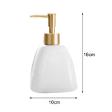 Maxbell Refillable Pump Bottles Multipurpose Liquid Soap Dispenser for Countertops 10cmx16cm White