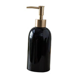 Maxbell Portable Hand Liquid Pump Bottle Empty Soap Dispenser for Makeup Mouthwash Black