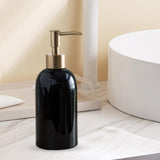 Maxbell Portable Hand Liquid Pump Bottle Empty Soap Dispenser for Makeup Mouthwash Black