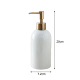 Maxbell Portable Hand Liquid Pump Bottle Empty Soap Dispenser for Makeup Mouthwash White