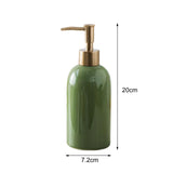 Maxbell Portable Hand Liquid Pump Bottle Empty Soap Dispenser for Makeup Mouthwash Green