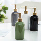 Maxbell Portable Hand Liquid Pump Bottle Empty Soap Dispenser for Makeup Mouthwash Green