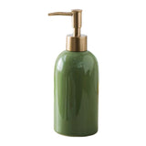 Maxbell Portable Hand Liquid Pump Bottle Empty Soap Dispenser for Makeup Mouthwash Green