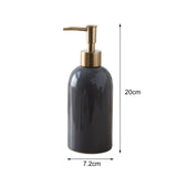 Maxbell Portable Hand Liquid Pump Bottle Empty Soap Dispenser for Makeup Mouthwash Gray