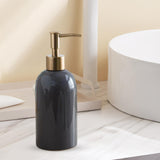 Maxbell Portable Hand Liquid Pump Bottle Empty Soap Dispenser for Makeup Mouthwash Gray