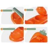 Maxbell Manual Dumpling Maker Utensils Dumpling Wrapper for Baking Kitchen Pancakes Orange