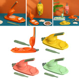 Maxbell Manual Dumpling Maker Utensils Dumpling Wrapper for Baking Kitchen Pancakes Orange