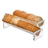 Maxbell Transparent Acrylic Display Holder pastries bakery Stand for Sandwich Birthday u shapes