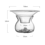 Maxbell Glass Tea Strainer Kung Fu Tea Set Porous Tea Ceremony Accessories