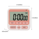 Maxbell Digital Kitchen Timer Cooking Timer Large Display for Cooking Sports Baking Pink