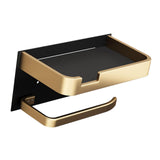 Maxbell Toilet Roll Holder with Storage Box Punch Free for Restroom Living Room