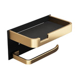 Maxbell Toilet Roll Holder with Storage Box Punch Free for Restroom Living Room
