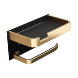 Maxbell Toilet Roll Holder with Storage Box Punch Free for Restroom Living Room
