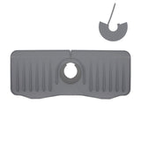 Maxbell Faucet Absorbent Mat Easy to Use Machine Washable Reuseable Soft Durable black