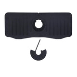 Maxbell Faucet Absorbent Mat Easy to Use Machine Washable Reuseable Soft Durable black