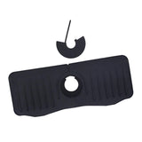 Maxbell Faucet Absorbent Mat Easy to Use Machine Washable Reuseable Soft Durable black