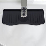 Maxbell Faucet Absorbent Mat Easy to Use Machine Washable Reuseable Soft Durable black