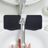 Maxbell Faucet Absorbent Mat Easy to Use Machine Washable Reuseable Soft Durable black