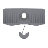 Maxbell Faucet Absorbent Mat Easy to Use Machine Washable Reuseable Soft Durable grey